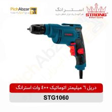 قیمت خرید و فروش اینترنتی دریل 6 میلیمتر اتوماتیک 400 وات استرانگ مدل STG1060 | از فروشگاه بزرگ آنلاین عمده فروشی پیچ ابزار تهران