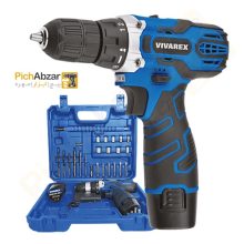 قیمت خرید و فروش اینترنتی دریل شارژی ۱۲ ولت ۲ باطری با لوازم ویوارکس مدل VR12V-2A | از فروشگاه بزرگ آنلاین عمده فروشی پیچ ابزار تهران