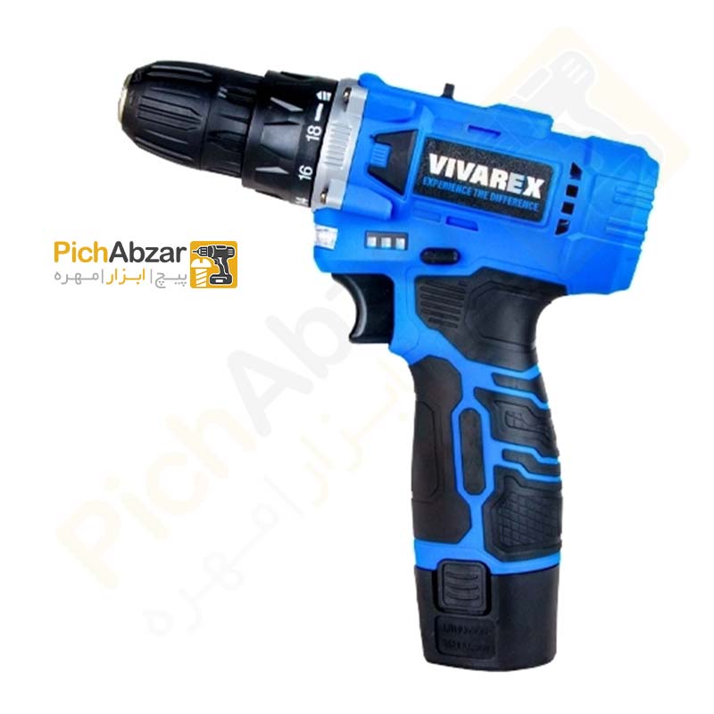 قیمت خرید و فروش اینترنتی دریل شارژی ۱۲ ولت ۲ باطری بدون لوازم ویوارکس مدل VR1215V-2B | از فروشگاه بزرگ آنلاین عمده فروشی پیچ ابزار تهران